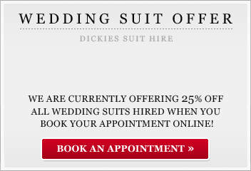 25% Off Wedding Suits