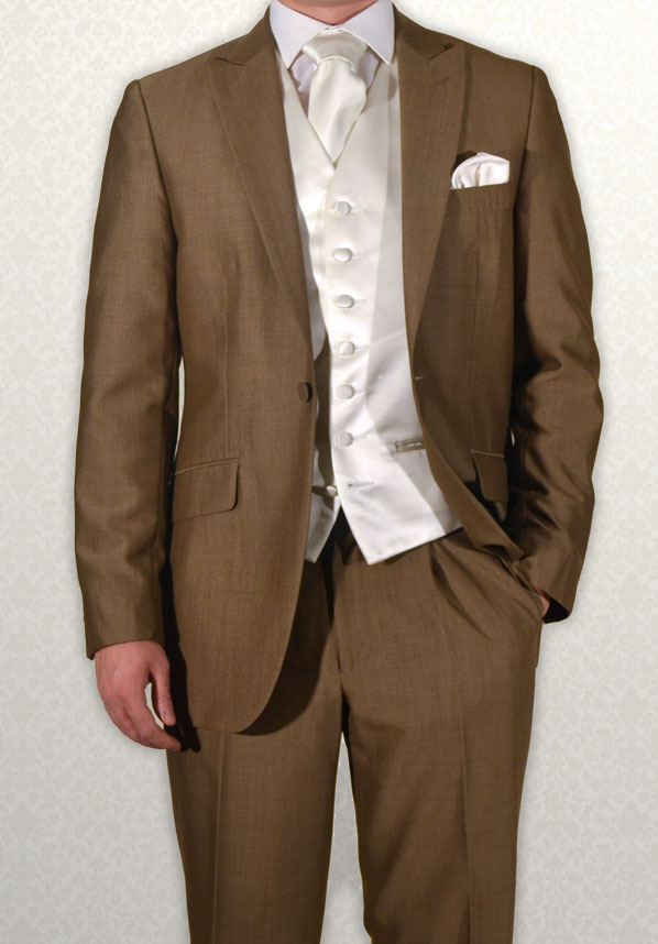 Gold Mohair Lounge Suit